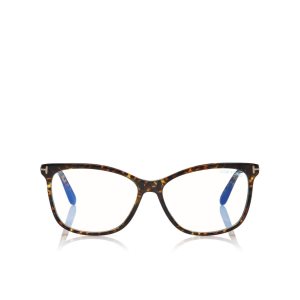 Tom Ford Blue Block Cat Eye Magnetic Optisk Dam Turkos | 591RTHOGN