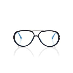 Tom Ford Blue Block Pilot Optisk Dam Svarta | 637COHVRB