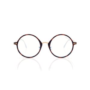 Tom Ford Blue Block Rounded Optisk Herr Ljus | 908FVYWNB