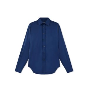 Tom Ford Charmeuse Fluid Fit Skjorta Herr Blå | 170ZDBSFI
