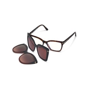 Tom Ford Double Clip On Blue Block Opticals Solglasögon Dam Röda | 105LEVATG