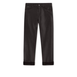 Tom Ford Duchesse Denim Boyfriends Byxor Dam Svarta | 476FDJIGK