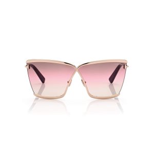 Tom Ford Elle Solglasögon Dam Rosa Guld | 398GFKCNW