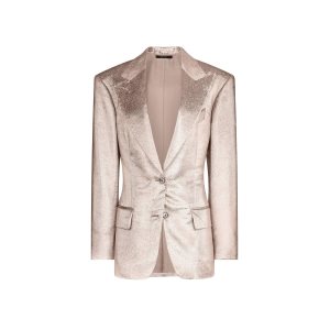 Tom Ford Iridescent Sable' Tailored Jacka Dam Guld | 417OPNHRJ