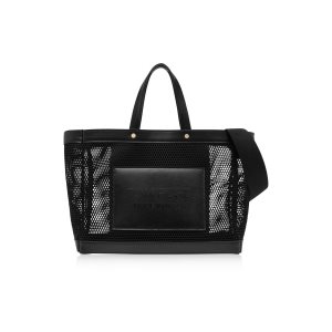 Tom Ford Mesh And Läder T Screw Small E/W Toteväska Dam Svarta | 812QZDEPJ