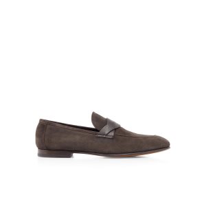 Tom Ford Mocka Sean Twisted Band Loafers Herr Mörk | 093ZQPMEK