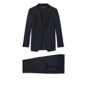 Tom Ford Navy Twill O'Connor Tuxedo Kostymer Herr Marinblå | 195XKLIYT