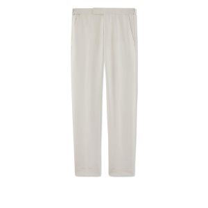 Tom Ford Organza Reverse Twill Cooper Trouser Byxor Herr Beige Gröna | 603LEATOD