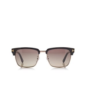 Tom Ford Polarized River Solglasögon Herr Svarta | 013GUSMRY