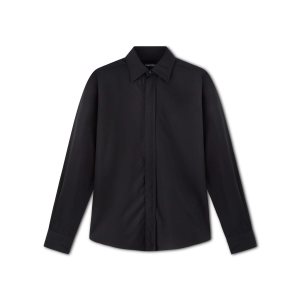 Tom Ford Poplin Fluid Fit Skjorta Herr Svarta | 038AUMTKC