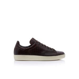 Tom Ford Printed Alligator Warwick Sneakers Herr Bruna | 013EWMSZJ