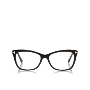 Tom Ford Slight Rounded Square Frame Optisk Dam Svarta | 549OQSLGK
