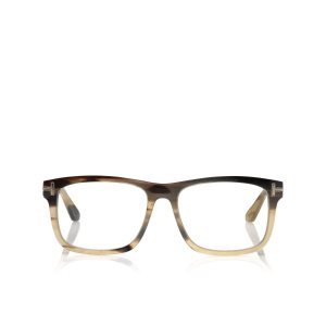 Tom Ford Square Horn Optical Optisk Herr Gröna | 738OJKFCN