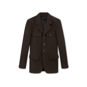 Tom Ford Tailored Military Jacka Herr Mörkbruna | 130LMTCWD
