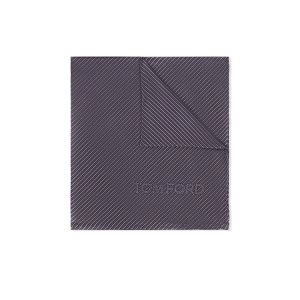 Tom Ford Twill Jacquard Pocket Squares Herr Ljuslila | 759AMXISL