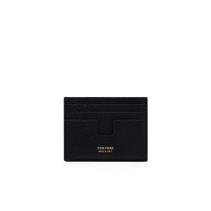 Tom Ford Two-tone Grain Läder Cardholder Liten Plånbok Herr Svarta Bruna | 273NRWUOC