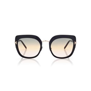 Tom Ford Virginia Solglasögon Dam Svarta | 350FDLURV